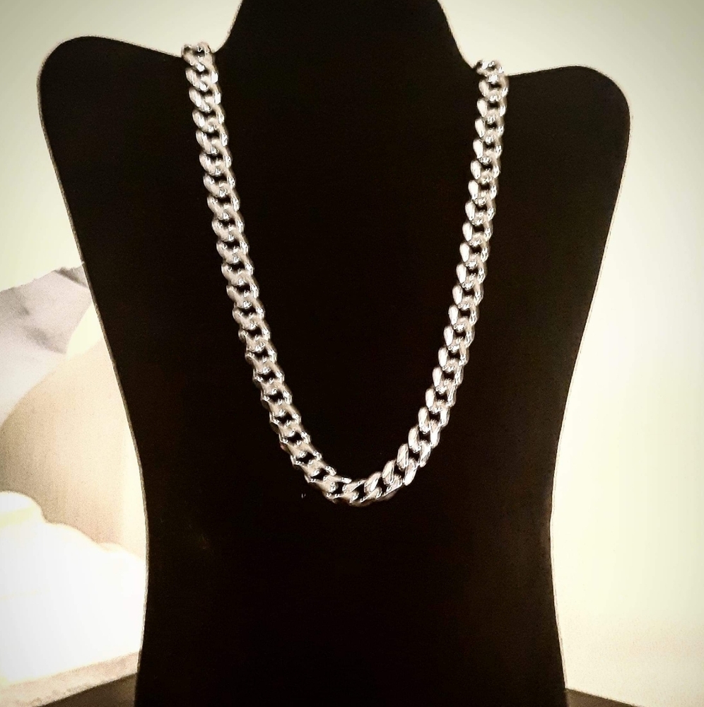 CHUNKY MEN'S HUGE CURB NECKLACE